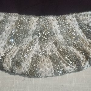 Vintage Fine Arts Bag,  beaded clutch